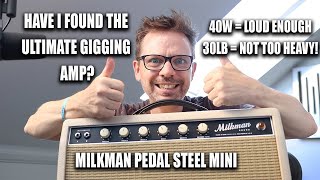 Milkman Pedal Steel Mini DEMO  VLOG of buying it and its first gig  as used byJohn Mayer [upl. by Elmo]