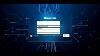 Registration Form in HTML amp CSS [upl. by O'Grady]