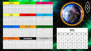 Calendario de 13 Meses [upl. by Aronas]