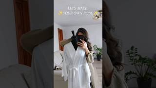 DIY Luxury Robe Tutorial🧵✨️PDF Pattern ✂️ diyfashion sewingtutorial easypatterns sewingpattern [upl. by Acissaj]