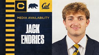 Cal Football Jack Endries Media Availability 11192024 [upl. by Zitah]