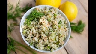 Recette Salade Riz au Saumon [upl. by Blaze]