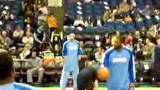 Allen Iverson in warm up UNREAL [upl. by Thayer617]