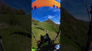 quotTopquot landing sideways 😁 paragliding parapente gleitschirm nature outdoors insta360 summer [upl. by Fried921]