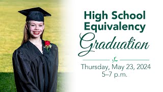 High School Equivalency Graduation  2024 [upl. by Aerdnod]