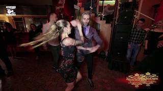 Oleg amp Denisse A Cambria  social dancing  Vienna Salsa Congress 2018 [upl. by Holihs]