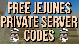 Jejunes Private Server Codes  Shindo Life  Roblox [upl. by Aydidey56]