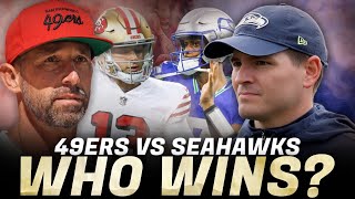 PREDICTION 49ers vs Seahawks — Purdy CMC Bosa go for full ownership of Seattle [upl. by Debbee]