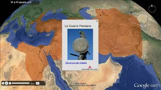 Le guerre persiane  Mondadori Education Google Earth [upl. by Maze712]