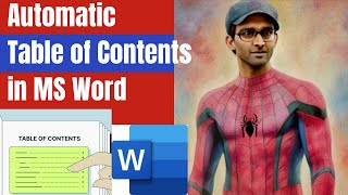 Automatic Table of Contents in MS Word [upl. by Barkley270]