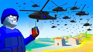 I Called In INFINITE HELICOPTERS To Win In Ravenfield [upl. by Neelloj]