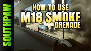 BF4 How to use the Smoke Grenade  M18 Smoke Machine [upl. by Rabush637]