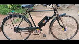 Electric cycle।।Hub Motor।।24volt 250w।।lithium Battery।।18•2Ah 29v।।37 SpreedMileage 55 [upl. by Wells681]