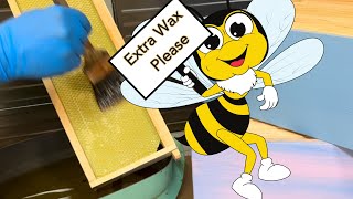 Extra Wax Please Promote Good Honeybee Comb Formation A step by step tutorial [upl. by Golanka507]