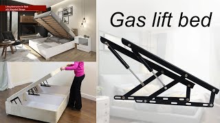 gas lift bedlift up storage bedhydraulic storage bedgas lift double bed professional manufacturer [upl. by Wachter672]