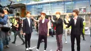 SHINee  110619 Fancam Japan Debut Premium Reception  Abbey Roads Studio [upl. by Ahsitruc]