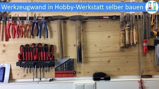 DIY Werkzeugwand in der Werkstatt  Selber bauen und einrichten mit Magnetleisten und Lappenhalter [upl. by Strep]