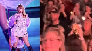 Travis Kelce amp Taylor Swift’s Mom Dance the Night Away at Epic Eras Tour Concert [upl. by Haliehs]