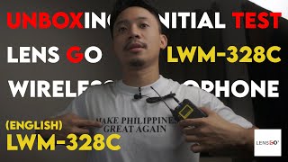 LENS GO LWM328c  UNBOXING ENGLISH [upl. by Racso929]