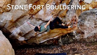 World Class Bouldering  Stone Fort AKA Little Rock City [upl. by Ahsiak]