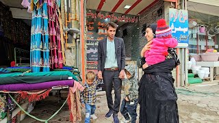 Life in the village tourism tour and shopping for winter clothes in Pars family vlogvideo [upl. by Bunni]