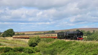 92134 44806 80136 around Goathland 982024 With 25 31 66312 on NYMR Mainline Section [upl. by Nesrac]