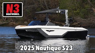 2025 Nautique S23  AnthraciteJet Black  On Water  N3 Boatworks [upl. by Nonez603]