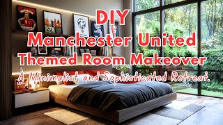 DIY Manchester United Themed Room Makeover [upl. by Conway]