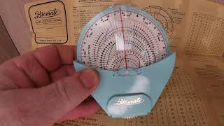 BIOMATE Biorhythm Manuel Calculator From Japan Classic Tech [upl. by Marguerie]