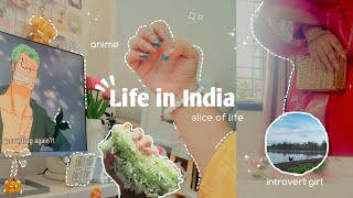 Day in my life 🌸 Life of an introvert girl  Aesthetic Vlog Indian Anime Wedding preparations 🍥✨ [upl. by Alius]