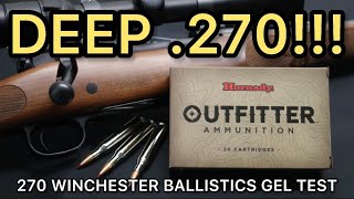 WILDLY INACCURATE 270 Winchester Hornady Outfitter 130gr CX Ammo Test [upl. by Aun884]