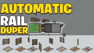 The Best Rail Duplication for Minecraft 1201 [upl. by Ojibbob]