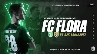 FC FLORA MÄNGUEELNE PRESSIKONVERENTS FC Flora vs SJK Seinäjoki [upl. by Zerlina]