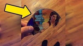 BREAKING MY GTA 5 DISK [upl. by Ahsied406]