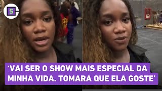 IZA mostra bastidores de ensaio para show no Rock in Rio e dedica à filha Para neném de mamãe [upl. by Chernow]