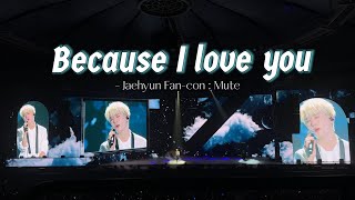 Because I love you  Jaehyun 2024 JAEHYUN FANCON  Mute day1 [upl. by Dang]