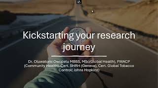 Kickstarting your research career [upl. by Paske]