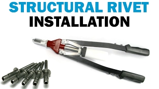 How to use a Lever Rivet Tool to Install Rivets  Fasteners 101 [upl. by Oric]