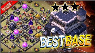 TH9 BASE WITH LINKPROOF REPLAY Clash of Clans [upl. by Blodgett]