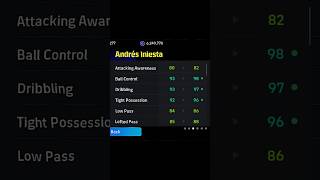 Crazy training Andres Iniesta  Booster crafting  efootball 2025 shorts efootball2025 iniesta [upl. by Pylle]