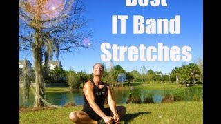 Best IT Band Stretches  2 Iliotibial Band ITB Stretches  Sean Vigue Fitness [upl. by Echo]