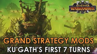 How To Start Strong With Kugath  GrandScale Strategy Mods  Warhammer 3 Thrones of Decay [upl. by Hsirrap]