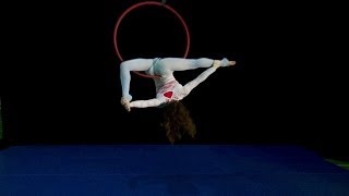 Sail  enchanting moody aerial hoop routine by Gaby Fleming circus aerial dance performance [upl. by Stoeber]