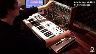 Arturia KeyLab MKll  4 Performing With Modular Synth [upl. by Hathcock981]