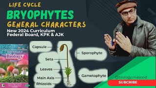 Bryophytes  NonVascular Plants amp Their Life Cycles  Biology  Urdu Hindi English  Federal Board [upl. by Nellie]