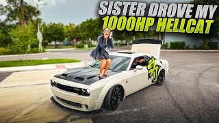 WELCOME BACK VLOG ft Lil sis drifting hellcat 😮 [upl. by Auburta]