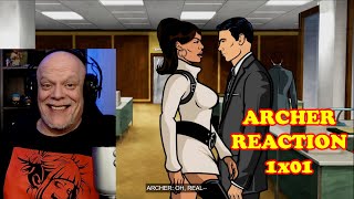 ARCHER REACTION  ARCHER 1x01  This Is Absolutely HYSTERICAL 😂 [upl. by Lincoln]