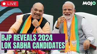 BJP LIVE  BJP Announces List Of Lok Sabha Candidates For 2024 Polls  Lok Sabha Elections 2024 [upl. by Ailhat]