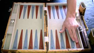 Beginner Backgammon Tutorial  1  Setting up the Board [upl. by Inglis]