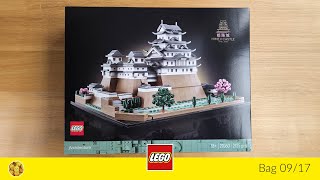 🎧 LEGO 21060 Architecture Himeji Castle bag 0917 no talking [upl. by Viglione743]